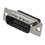 Amphenol ICC 8656 15 Way Cable Mount D-sub Connector Plug, 2.74mm Pitch