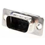 Amphenol ICC 8656 9 Way Cable Mount D-sub Connector Plug, 2.74mm Pitch