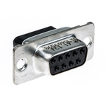 Amphenol ICC 8656 9 Way Cable Mount D-sub Connector Socket, 2.74mm Pitch