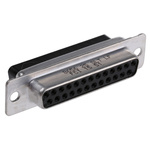 Amphenol ICC 8656 25 Way Cable Mount D-sub Connector Socket, 2.76mm Pitch