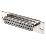 Cinch FD 25 Way Panel Mount D-sub Connector Socket, 2.76mm Pitch