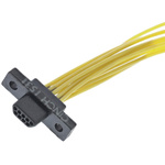 Cinch DCDA 9 Way Cable Mount D-sub Connector Plug, 1.27mm Pitch