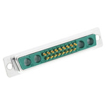 FCT from Molex FM 21 Way Panel Mount D-sub Connector Socket
