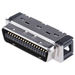 3M 101 36 Way Cable Mount D-sub Connector Plug, 1.27mm Pitch