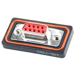 FCT from Molex FWD 9 Way Panel Mount D-sub Connector Socket