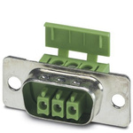 Phoenix Contact PSC 1.5/ 3-F 3 Way D-sub Connector Socket, 3.5mm Pitch
