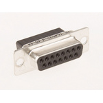 TE Connectivity Amplimite HDP-20 15 Way Cable Mount D-sub Connector Socket