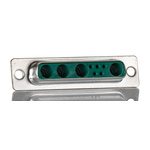 FCT from Molex FM 9 Way Panel Mount D-sub Connector Socket, 2.84mm Pitch