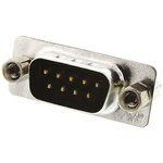 TE Connectivity Amplimite HDP-20 9 Way Through Hole D-sub Connector Plug, 2.77mm Pitch, with 4-40 UNC Female