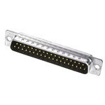 TE Connectivity Amplimite HD-20 37 Way Panel Mount D-sub Connector Plug