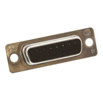 TE Connectivity Amplimite HD-20 15 Way Panel Mount D-sub Connector Socket, 2.77mm Pitch