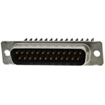 TE Connectivity Amplimite HDE-20 25 Way Cable Mount D-sub Connector Plug, 2.76mm Pitch