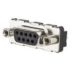 Amphenol FCI Delta D Series, 9 Way Through Hole PCB D-sub Connector Socket, 2.74mm Pitch