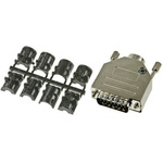 Amphenol ICC D-ST 15 Way Cable Mount D-sub Connector Plug
