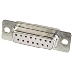 ASSMANN WSW A-DF 15 Way Panel Mount D-sub Connector Socket, 2.77mm Pitch