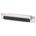 TE Connectivity Amplimite HDP-20 37 Way Cable Mount D-sub Connector Socket
