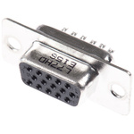 Amphenol HD 15 Way Panel Mount D-sub Connector Socket