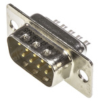HARTING 9 Way Panel Mount D-sub Connector Plug, 2.77mm Pitch