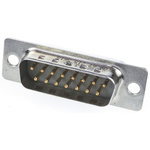 HARTING 15 Way Panel Mount D-sub Connector Plug, 2.77mm Pitch