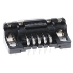 Harting 9 Way Right Angle Through Hole D-sub Connector Socket, 2.74mm Pitch, with 4-40 UNC Female Screwlocks, Boardlocks