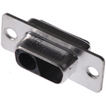 HARTING 2 Way Cable Mount D-sub Connector Socket, 6.86mm Pitch