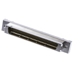 TE Connectivity Amplimite .050 III 68 Way Through Hole D-sub Connector Plug, 2.54mm Pitch