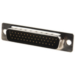 Amphenol ICC 44 Way Panel Mount D-sub Connector Plug, 2.29mm Pitch