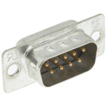TE Connectivity Amplimite HD-20 9 Way Cable Mount D-sub Connector Plug, 2.77mm Pitch