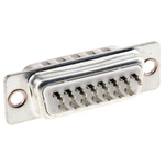 Wurth Elektronik 618 15 Way Cable Mount D-sub Connector Plug, 2.77mm Pitch