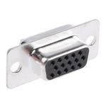 MH Connectors MHDDS 15 Way Cable Mount D-sub Connector Socket, 2.99mm Pitch