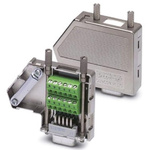Phoenix Contact SUBCON-PLUS 9 Way 35 ° Cable Mount D-sub Connector Socket