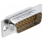 HARTING 0967 15 Way Cable Mount D-sub Connector Plug, 2.77mm Pitch