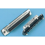 Amphenol ICC Delta D 37 Way Through Hole D-sub Connector Socket, 2.76mm Pitch, with 4-40 UNC Inserts