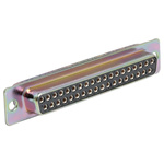 ITT Cannon D*M 37 Way Panel Mount D-sub Connector Socket, 2.84mm Pitch