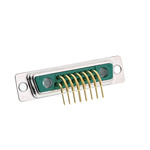 FCT from Molex FM 2 (Power), 15 (Signal) Way Right Angle Through Hole D-sub Connector Socket