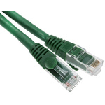 RS PRO Green LSZH Cat5e Cable U/UTP, 2m Male RJ45/Male RJ45