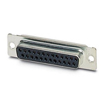 Phoenix Contact VS-25-BU-DSUB-EG 25 Way Panel Mount D-sub Connector Socket