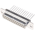 HARTING 0967 25 Way Panel Mount D-sub Connector Socket, 2.76mm Pitch