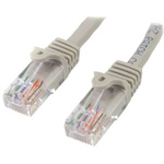 Startech Grey PVC Cat5e Cable UTP, 2m Male RJ45/Male RJ45