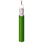 Belden Green Mini RG-59 Coaxial Cable, 75 Ω 4.6 (Jacket)mm OD 500m
