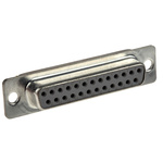 Cinch FD 25 Way Through Hole D-sub Connector Socket, 2.76mm Pitch