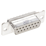 Provertha TMC 15 Way Panel Mount D-sub Connector Socket
