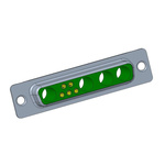 Amphenol ICC DW 9 Way Cable Mount D-sub Connector Socket