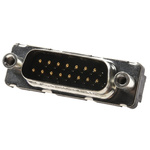 Amphenol FCI Delta D Series, 15 Way Through Hole PCB D-sub Connector Plug, 2.74mm Pitch