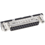 Amphenol FCI Delta D Series, 25 Way Through Hole PCB D-sub Connector Socket, 2.76mm Pitch