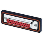 HARTING 15 Way Panel Mount D-sub Connector Socket
