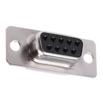 Hirose HD 9 Way Panel Mount D-sub Connector Socket, 2.74mm Pitch