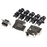 Amphenol 9 Way Panel Mount D-sub Connector Socket