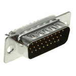 ITT Cannon ZD*A 26 Way Panel Mount D-sub Connector Plug, 2.29mm Pitch
