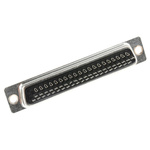 ITT Cannon ZD*A 62 Way Panel Mount D-sub Connector Socket, 2.29mm Pitch